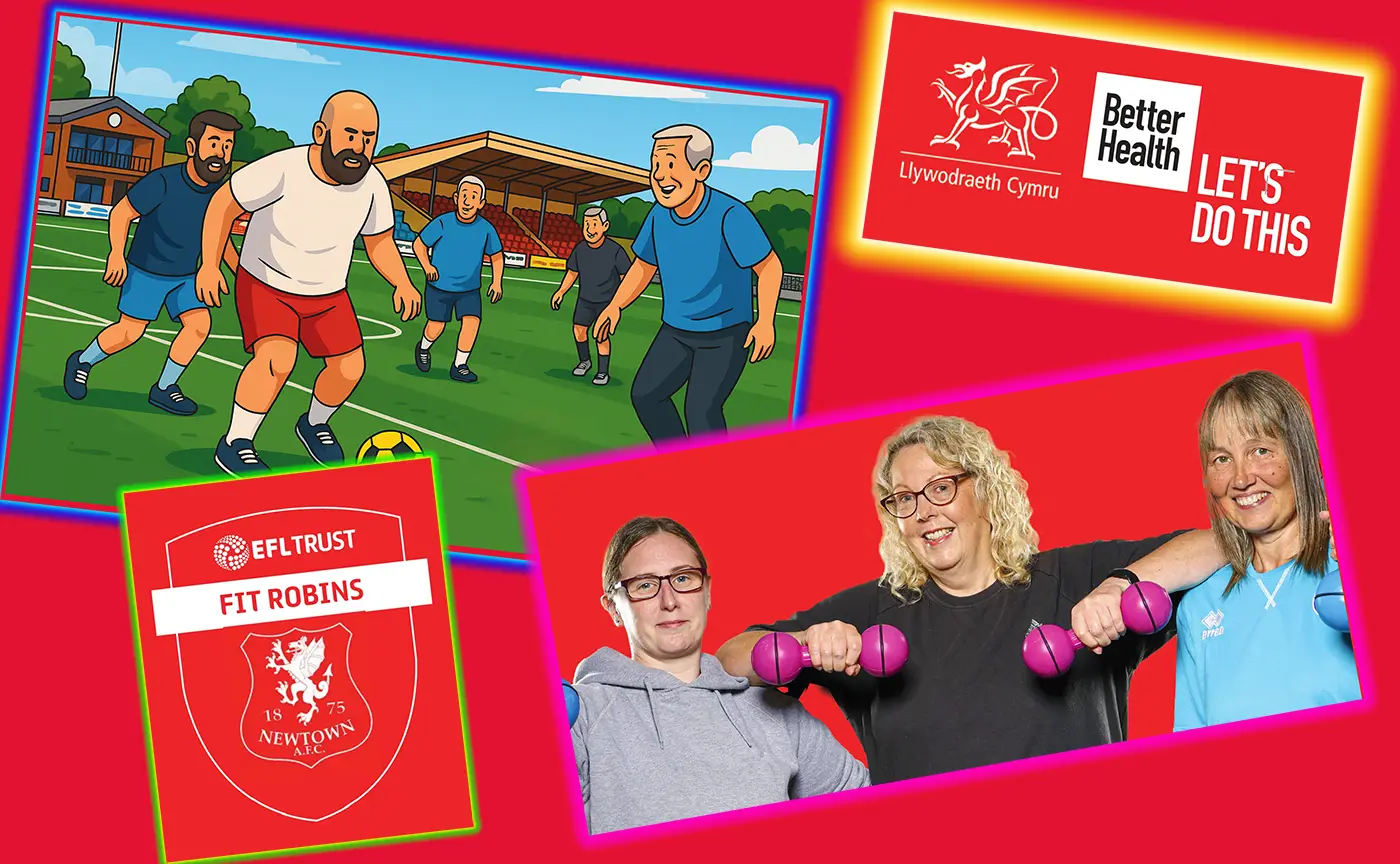 Posters printed by Bluesdigital for Newtown AFC