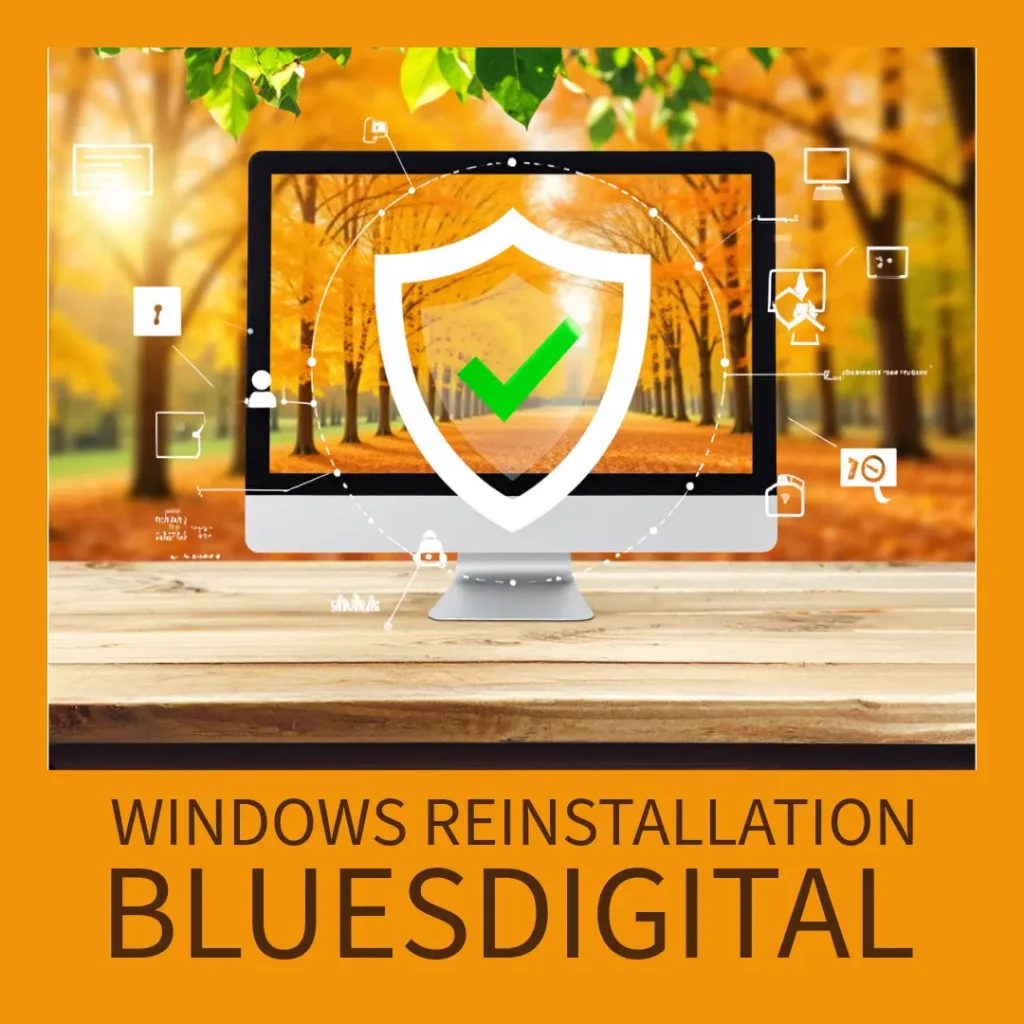 Operating System Re-Install -Computer Repairs in Newtown, Powys - Bluesdigital