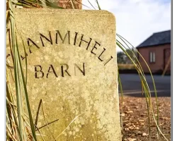 07548 602 610 Glanmiheli Barn exterior for Glan Breaks idyllic local accommodation.