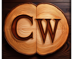 07908 682 829 Clements Woodcraft logo for bespoke joinery and cabinet making.