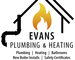 07890 567 809 Evans Plumbing and Heating logo for services in Newtown.