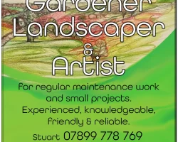 07899 778 769 Avantgarde Landscapes and gardening services logo Newtown.